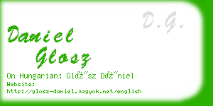 daniel glosz business card